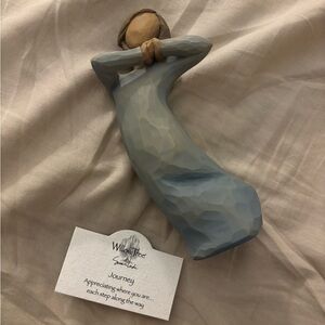 Demdaco Blue and Brown Figurine